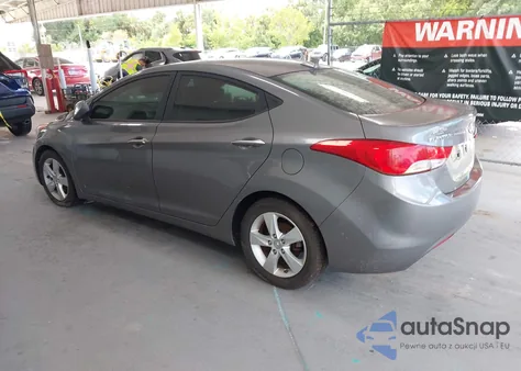 2013 Hyundai Elantra Gls z USA, uszkodzony, nr VIN 5NPDH4AE3DH296720